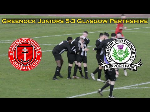 HIGHLIGHTS: Greenock Juniors 2-3 Glasgow Perthshire - WOSFL Division 2 - 14/01/23