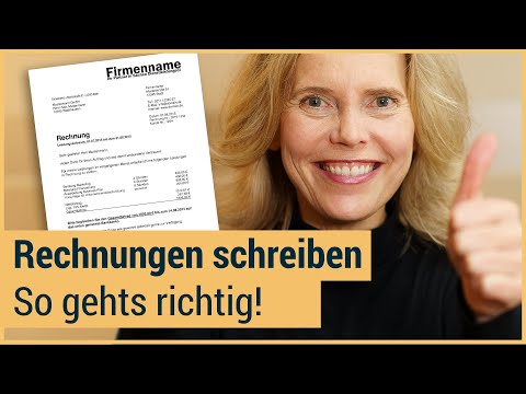 Rechnung schreiben als Kleinunternehmer | Manuela Hartmann