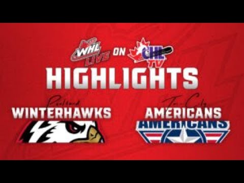 Portland Winterhawks at Tri-City Americans 12/28 | WHL Highlights 2024-25
