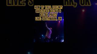 &quot;How TF Ya’ll Feelin’??&quot; 🤭 | Ghostface Killah Killah Priest #Southwark | #wutangforever #wutangclan