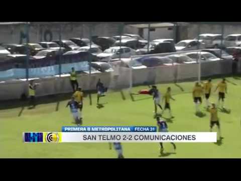 San Telmo 2-2 COMUNICACIONES | 2016-17 | Primera B Metro.