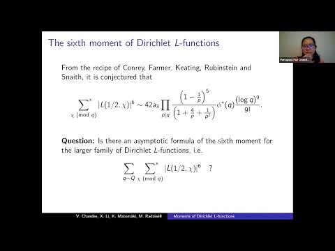 Moments of large families of Dirichlet L-functions - Vorrapan Chandee