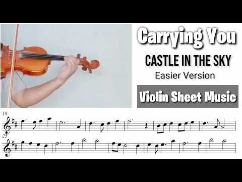 Free Sheet || Carrying You - Castle In The Sky || Violin Sheet Music
