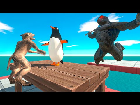 Who Can Catch the Penguin? - Animal Revolt Battle Simulator