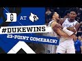 Duke Basketball: Historic Comeback At Louisville! (2/12/19)