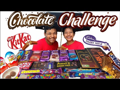 Chocolate Challenge | Dairy Milk Silk | Kit Kat | Assam first chocolate challenge | Kinder Joy