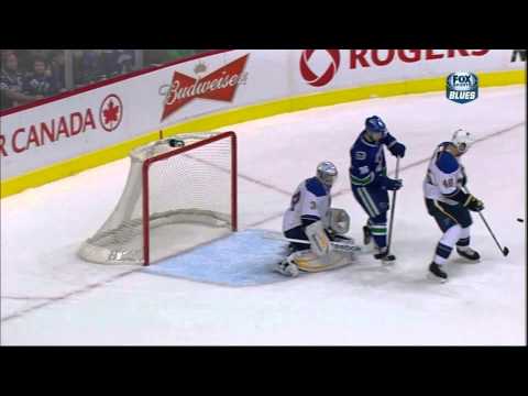 Mason Raymond goal Feb 17 2013 St. Louis Blues vs Vancuver Canucks NHL Hockey