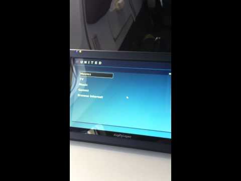 United Airlines premium service portable media digEplayer