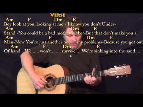 High By the Beach (Lana Del Rey) Fingerstyle Guitar Cover Lesson with Chords/Lyrics - Capo 2nd