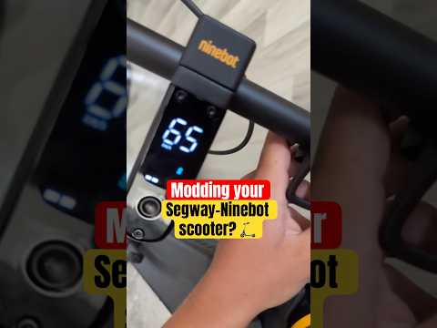 Modding your Segway-Ninebot electric scooter??🤔⚠️🛴 #segway #safety #mods #scooter