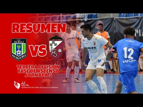 Resumen Viña Albali Valdepeñas "B" - Albacete FS (1-2). Jornada 5. Fase de ascenso.