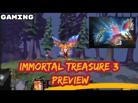 TI10 BATTLEPASS 2020 - IMMORTAL TREASURE 3 PREVIEW | PHOENIX ULTRA RARE [DOTA 2]