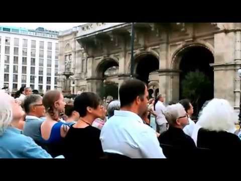 Mozart. "Don Giovanni". Vienna State Opera. 11.06.2015 at Herbert von Karajan square.