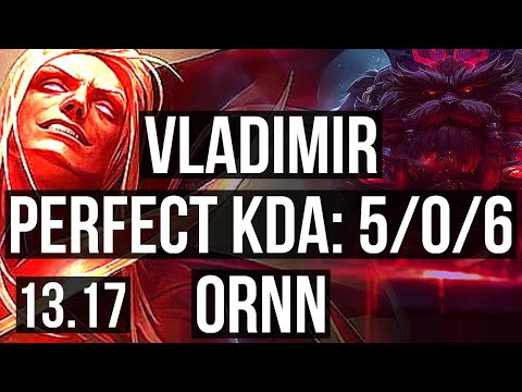 VLADIMIR vs ORNN (TOP) | 5/0/6, 600+ games | KR Master | 13.17