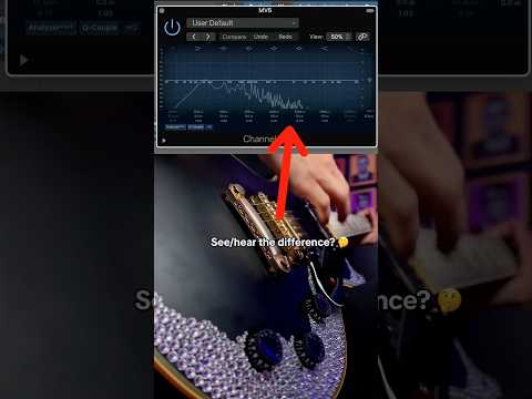 How the guitar “TONE” knob works.