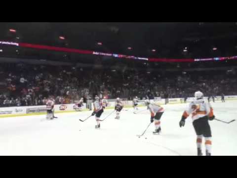 Flyers pregame