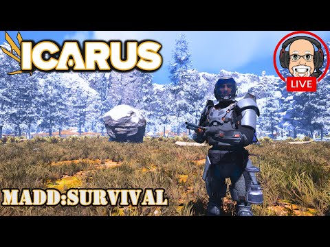 Starting Construction On Our Tundra Base : ICARUS (LIVE) : Frostfall Outpost (EP07)