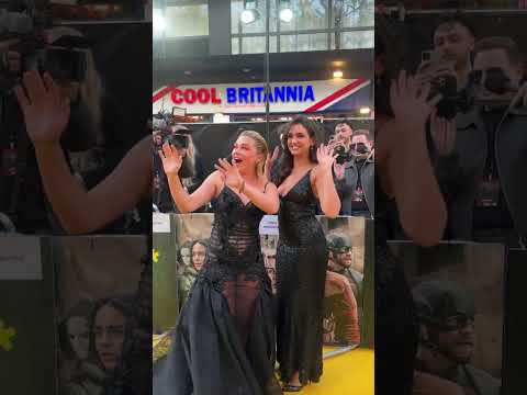 Florence Pugh and Geraldine Viswanathan at the European Premiere!