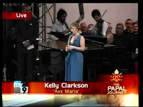 Kelly Clarkson - Ave Maria (Pope Event 2008)