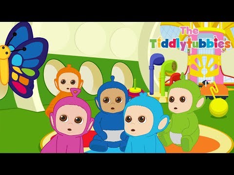 Tiddlytubbies 2D Series! ★ Episode 8: Funny Butterfly ★ Teletubbies Babies ★ Videos For Kids