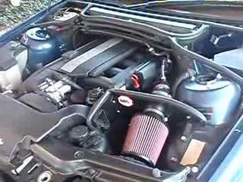 BMW E46 325CI K&N AIR FILTER INTAKE SYSTEM