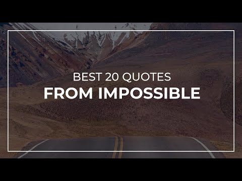download lagu mp3 mp4 Doing The Impossible Quotes, download lagu Doing The Impossible Quotes gratis, unduh video klip Doing The Impossible Quotes