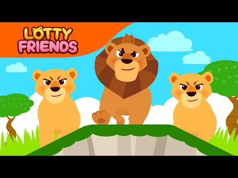 Lions Are Coming 🦁👑 | Sing Along | Kid's Songs | The King of Animals
