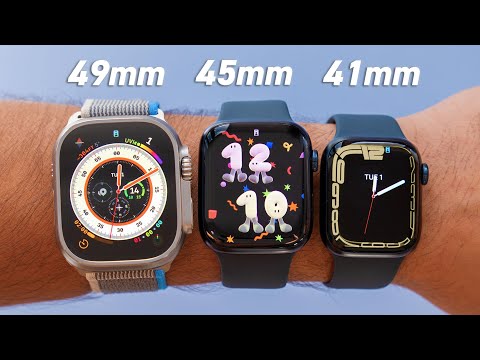 Size Comparison on Wrist - Apple Watch Series 8 vs Ultra