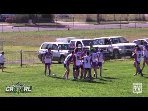 2017 - CRRL - Round 4 - U18 Highlights - Goulburn Workers Bulldogs v Tuggeranong Bushrangers