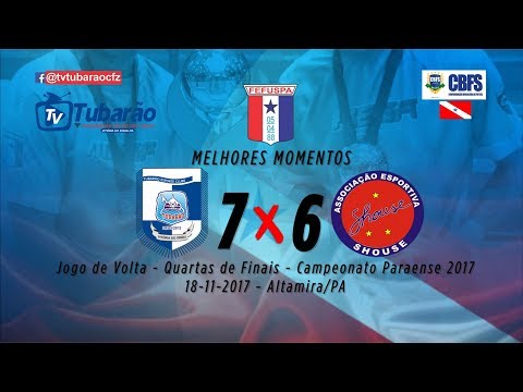 Tubarão CFZ 7x6 Shouse - Melhores Momentos - Campeonato Paraense de Futsal 2017.