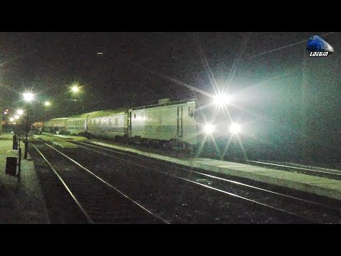 Suceveanca 40-0228-9&IR1765 Iași-Timișoara Nord pe Seară/on Evening in Gara Năsăud Station 18Dec2020