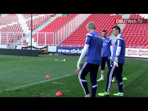 Kom tæt på landsholdets keeperduel