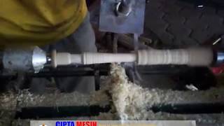 Mesin Bubut Kayu Dengan Mal Duplikat - CIPTA MESIN Pekalongan