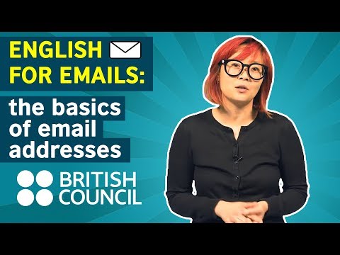 English for Emails: Email addresses