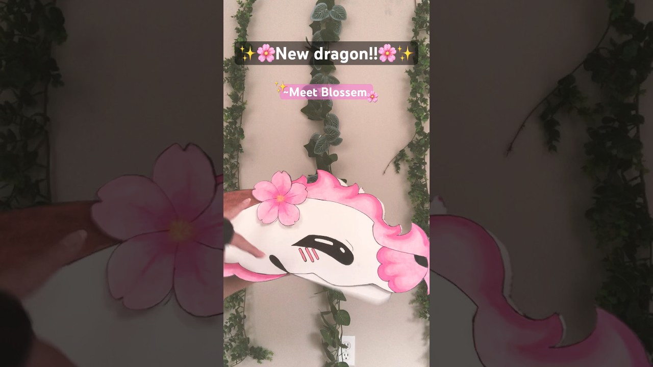 New dragon!! Tysm for 2K!! #paperdragon #dragonpuppet #paperart