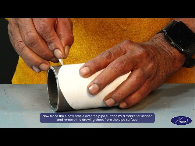 Pipe welding - Elbow Joint on MS pipe 50 mm and 3mm WT 1G OAW
