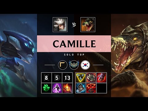 Camille Top vs Renekton - KR Challenger Patch 25.08