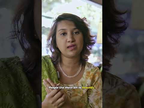 How indian art forms are used by various sectors for beautification purposes