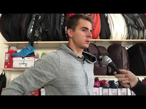 Petr Nouza po výhře ve 2. kole dvouhry na Opava Indoor Open 2019