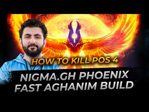 Nigma.GH How to Play Phoenix - Dota 2 Replay Full Gameplay
