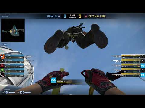 CS:GO POV Demo Eternal Fire XANTARES (28/18) vs ROYALS (de_nuke)