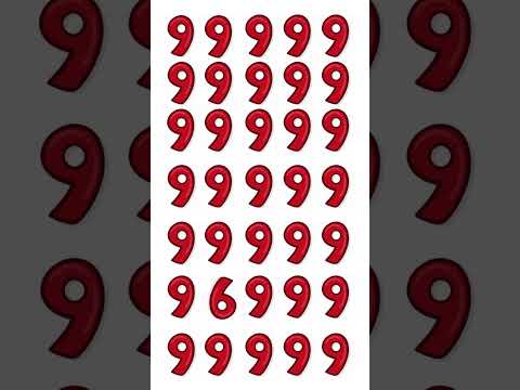 Can you find the number six ?