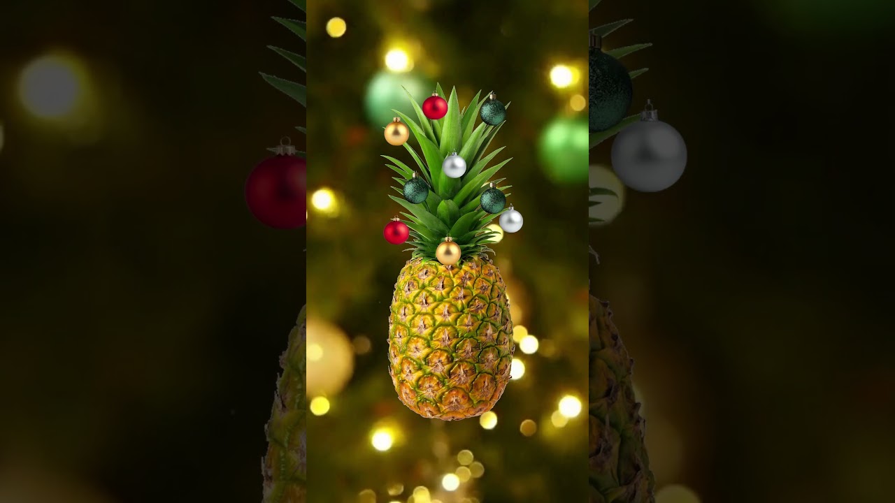 La piña es el complemento tropical de nuestra tradicional cena navideña 🎄🍍