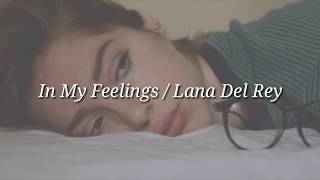 Lana Del Rey - In My Feelings (Lyrics)