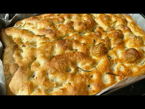 Focaccia italiana ricetta originale(pronta in 5 minuti) 🇬🇧 Italian focaccia original recipe
