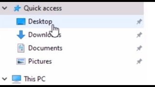 Unpin quick folders in Windows Explorer
