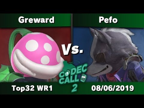 [Codec Call #2] Greward (Planta Piraña) vs Pefo (Wolf) - Top32 WR1