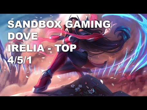 SANDBOX Gaming Dove Top Irelia vs Jayce - KR Grandmaster Patch 10.8