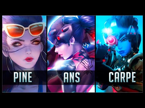 ANS vs CARPE vs PINE | GODS of WIDOWMAKER | Overwatch Montage