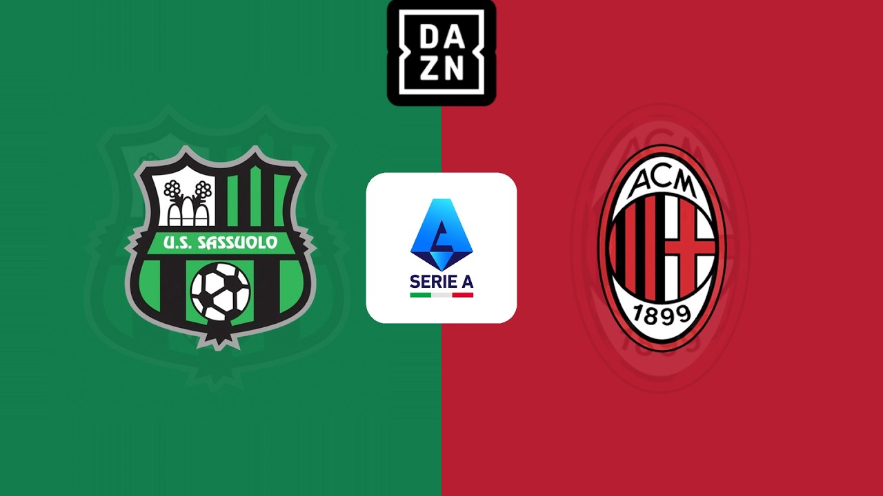 Lega Serie A | Sassuolo vs. AC Milan - Full Match LIVE 🔴